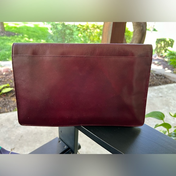 Vintage Dior Burgundy Clutch - Picture 3 of 6